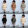 1-14 anni autunno inverno ragazzi ragazza pullover in pile con cappuccio pantaloni della tuta corti bambini 2 pezzi outfit bambini tuta da jogging felpa set