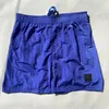 Metal Nylon Dyed Shorts Outdoor Casual Men Pants Beach Swim Shorts Black Grey