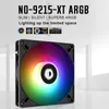 Fläktar Kylningar Aura Sync 90mm Kylfläkt RGB Justerbar hastighet LED 9cm PC Datorkylare ARGB-papper Desktop CPU / GPU-radiator