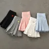 Summer Children's Clothing Girls Short Skirt Baby Girls All-match Pleated Skirt Shorts Kids Fashion Casual Skirt Q118 220707