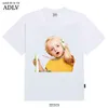 Summer 2022 Adlv Short Sleeve Couple Cartoon Bear Printed Loose T-shirt Men's And Women's Fashion Brand Half 2 t-shirt fashion B20