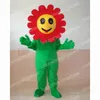 Costume de mascotte de tournesol mignon d'Halloween Costumes de personnage de dessin animé de haute qualité Costume Adultes Taille Fête de carnaval de Noël Tenue de plein air Costumes de publicité