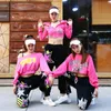 Sahne Giyim Hip Hop Kostüm Kadınlar Caz Sokak Dans Giyim Ponpon kızı Dans Takım Rave Kıyafet Bayanlar Modern Performans DT994 -STACE