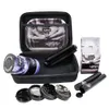 DHL Free portable smoking accessories sets Tobacco Kit Metal Rolling Tray grinder Herb Container smoke set