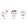 100PCS custom stickersWedding Stickers printed transparent clear adhesive round label Gift Tags Party Decorations paper 220607