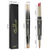 L￤ppstift l￤ppfyllning lipsliner duo Dual Purpose l￤ppar pinnar fyller f￤rg roterande vattent￤tt l￤tt att b￤ra coloris sk￶nhet smink lipper l￤ppstift