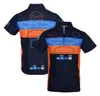 Motocyklowy kombinezon wyścigowy Summer Lapel T-shirt Casual Sports Logo koszulki z krótkim rękawem można dostosować