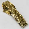 Roll mens mekanisk klocka automatisk timmertand lyxguld vit lysande bord märke armbandsur