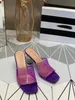 2022 Ny europeisk stil Kvinnor Gladiator Sandaler Fashion Shoes Fruit Color Slippers Round Button Decoration Roman Woven Transparent Jelly Women Images