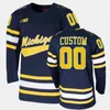 Xflsp 2022 College Custom Michigan Wolverines Stitched Hockey Jersey 43 Quinn Hughes Jerseys 19 DYLAN LARKIN Dylan Du ke Nick Granowicz Ethan Edwards