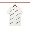 2021 Projektanci męskie koszule T dla mężczyzny Paris moda T-shirt T-shirt Letter Men Ubranie Najwyższa jakość T Ees Street Ludne luksusowe Tshirty Ubranie Bin1128 MO
