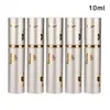 10 ml motyla Love Flower Perfume Bottle Spray Metal Pusta butelka 5pcs