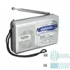 R119 Radio Outdoor Portable 3V Multifunction AM/FM-антенна телескопический приемник для стариков