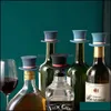 Altro Cucina Sala da pranzo Bar Casa Giardino Creativo Forma di cappello Poker Vino Sile Stopper Vacuum Seale Dhdrq