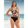 Women's Swimwear Women Swimsuit Tummy Control Printed One Piece Bodysuit Backless Summer Beach Wear Sexy Slim Bathing Suit S-XXLWomen's