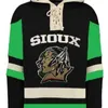 THRO NORD DAKOTA БОРЬБА СЕЙСКИЙ Sioux Hoodie Пользовательские Любовное название Любое число Сшитые Мужчины Хоккей Джерси Толстовка Therey S-4XL Винтаж