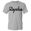 2020 Zomer Mode Effen Kleur Grappig Rapha Patroon Print Streetwear Mannen Vrouwen Sport Casual Katoenen Shirt H220812