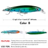 10 linee laser a colori Minnow esche da pesca Bass Crankbait Hooks Tackle Crank Baits Opp bag packing 13.4g 11cm / 4.33 "K1625