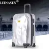 Rolling Spinner Luggage Travel Case Women Trolley With Wheels Inch Boarding Carry On Bag Trunk Retro Suitcase J220707