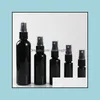 Packing Bottles Office School Business Industrial 10 20 30 50Ml Black Refillable Fine Mist Spray Bottle Per Sprayer Cosmetic Atomizers Pet