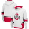 Custom Man College Football Ohio State Buckeyes OSU Sweatshirts Pullover Hoodies Jersey Red White Black Grey Alternate Stitched Size S-3XL