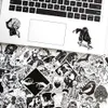 Waterproof 10 30 50PCS Black White Gothic Style Horror Graffiti Stickers Motorcycle Guitar Laptop Phone Car Cool Waterproof Sticke314w