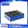 Liitokala 3.2V 180Ah LiFePO4電池パック3C高電流大容量セルDIY 12V 24V太陽エネルギー貯蔵RVゴルフカー