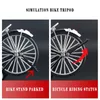 Simulering 1 10 Skala Kinesisk stil Diecast Metal Model Retro Bicycle Toy City Men S Miniature Replica Collection 220608