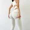 Soisou Sexy Dames Trainingspak Sportwear Yoga Set Tight Leggings Sports BH Elastische Fitness Gym Suit 13 Kleuren 220330