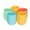 Baby Toddler No-Spill Drinking Cup Kid Tableware Infant Feeding Accessories BPA Free Silicone