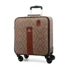 Bavullar Lüks PU Deri Deri Arabası Bagaj Setleri Çanta Moda Rolling Bavul Seyahat Çantası Taşıma