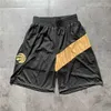 Shorts de basket-ball d'équipe juste Don Retro Année du rat Wear Pant Sport avec Pocket Zipper Sweat Pantal