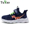 Children Chłopcy Dinozaur Buty Buty Baby Kids School Buty sportowe Enfant Casual Running Sneakers for Girls LJ201202