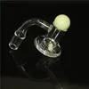 Sigara Kuvars Banger Karbonhidrat Seti Kuvars Tırnak 14mm 18mm Erkek Kadın Terp DAB TIPS Cam Bongs için Düz Üst Bangers