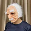 Halloween Mask the Elder Holiday Funny s Supersoft Old Man Black Adult Practical Jokes Decoration L220530