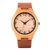 Wristwatches BIRD Women's Watch Quartz Handmade Ladies Wood Woman Watches For Women Leather Relogio Feminino Custom GiftWristwatches