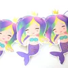 Mermaid Birthday Banner Party Dostawa podwodna światowa dekoracja motywu dla dziewcząt chłopców Dziecięcy Dziecko MJ0554
