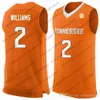 Sjzl98 Custom Tennessee Volunteers 2019 Basketball arancione bianco Qualsiasi nome Numero 2 Grant Williams 5 Admiral Schofield 0 Bone Turner Bowden Maglie