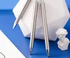 Ручка из нержавеющей стали щелкнуть серебряный свадебный подарки DIY персонализированный логотип эпоксидные светильники безжима