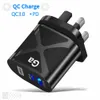 65W Super Fast Quick Cell Phone Chargers PD USB-C Charger EU US Uk Wall Charge Power Adapters For Iphone x xr 12 13 14 Samsung Lg S1 With Box