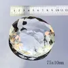 Żyrandol kryształ 75 mm okrągły przezroczysty suncatcher pryzmaty wisiorki do żyrandoli