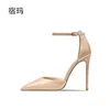 Famous brand 2022 New Summer Fashion Design Women Simple High Heels Elegant Ladies Sandals Sexy Pumps Women's Shoes 8/10cm Designer Classic luxury