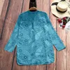 Chiffon Gedrukte Cover Up knop Retro Beach Dress Women Bohemia Bikini Swimwear Kaftan Ups Saida de Praia Pareo 220524