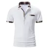 Polo da uomo Polo da uomo casual da lavoro estiva T-shirt da uomo manica corta 35% cotone Polo alta quantità Abbigliamento da uomo 220621