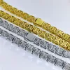 Hoge Kwaliteit 18 K Geel Wit Goud Kleur 10mm 1624 inches Miami Cubaanse Ketting voor Mannen Vrouwen Jewelry1422939