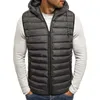Erkek Yelekler Erkekler Kış Ceket Sıradan Moda Fermuarı Kapşonlu Ceket Artı Boyutu Giyim için Hafif Yelek Phin22