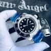 Relógio de luxo relógios de pulso suíços com caixa de aço inoxidável Datejust Perpetual com logotipo Y Mens Deep Ceramic Bezel SEADweller Sapphire Cystal Lock VA8X