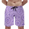 Heren shorts Lavender Dreams Board bloeiende bloemenprint klassieke strand korte broek heren douane plus size zwembroek cadeau ideamen '