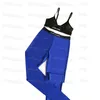 Luxurys Womens Tracksuits Summer Sports Bra Stemgings Sports Grougging Tops Stide Pants Vintage Yoga Outfit set256n