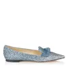 Luxe comfort gala glitter ballet flats sexy point-teen boog vrouwen platte luxe dames loafers sandalen plat bruids bruidsfeestje